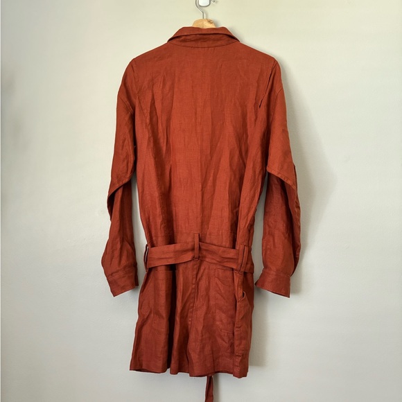 Mikoh Linen Utilitarian Style Short Romper - Picture 4 of 14